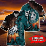 Philadelphia Eagles Hawaiian Shirt Customize Your Name