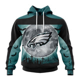 15% OFF Cheap Philadelphia Eagles Hoodies Halloween Custom Name & Number