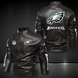 Philadelphia Eagles Leather Jacket Winter Coat