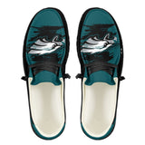 Philadelphia Eagles Moccasin Slippers - Hey Dude Shoes Style