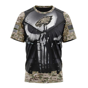 17% OFF Cheap Philadelphia Eagles t-shirt Camo Custom Name & Number