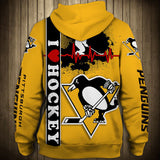 Pittsburgh Penguins Zip Up Hoodie Heart Beats