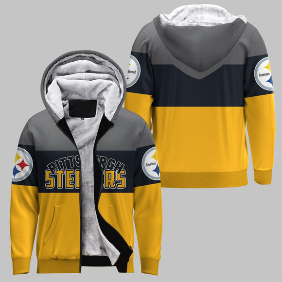 20% OFF Pittsburgh Steelers Extreme Fleece Jacket 3D