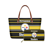 Set 2pcs Pittsburgh Steelers Handbags And Purse