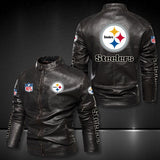 Pittsburgh Steelers Leather Jacket Winter Coat