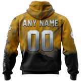 15% OFF Best Pittsburgh Steelers Skull Hoodies Custom Name & Number