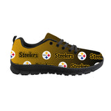 Pittsburgh Steelers Sneakers Repeat Print Logo Low Top Shoes