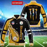 20% OFF Best Pittsburgh Steelers Varsity Jackets Custom Name