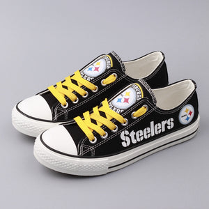 Pittsburgh Steelers Women's Shoes Low Top Canvas Shoes