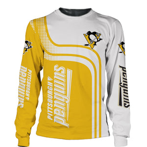 Pittsburgh Penguins Crewneck Sweatshirt 3D Long Sleeve