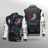 Portland Trail Blazers Leather Jacket