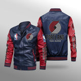 Portland Trail Blazers Leather Jacket