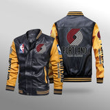 Portland Trail Blazers Leather Jacket