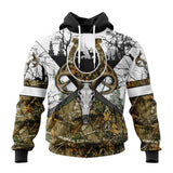 15% OFF Realtree Camo Indianapolis Colts Hoodie Custom Name & Number