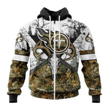 15% OFF Realtree Camo Tennessee Titans Hoodie Custom Name & Number