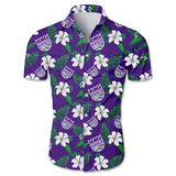 Sacramento Kings Hawaiian Shirt Small Flowers