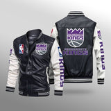 Sacramento Kings Leather Jacket