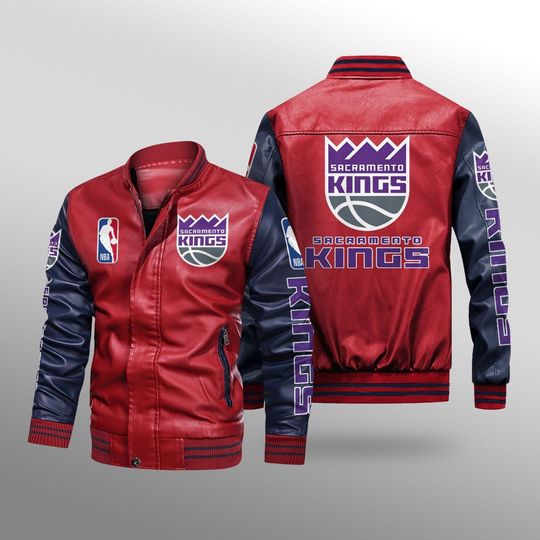 Sacramento Kings Leather Jacket