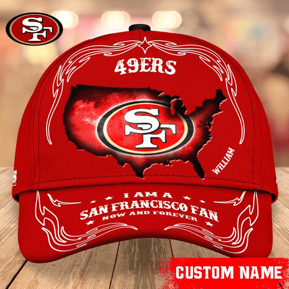 Lowest Price San Francisco 49ers Baseball Caps Custom Name
