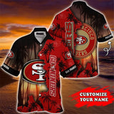 San Francisco 49ers Hawaiian Shirt Customize Your Name