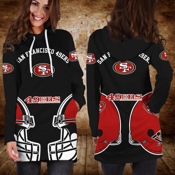 San Francisco 49ers Hoodie Dress