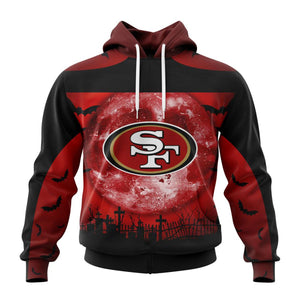 15% OFF Cheap San Francisco 49ers Hoodies Halloween Custom Name & Number