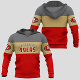 20% OFF San Francisco 49ers Zip Up Hoodies Extreme Pullover Hoodie 3D