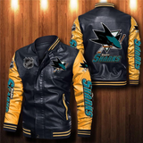 San Jose Sharks Leather Jacket