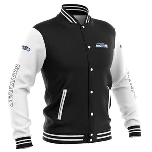 Seattle Seahawks Baseball Jacket For Men