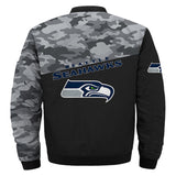 Seattle Seahawks Camo Jacket