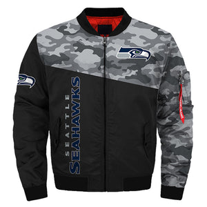 Seattle Seahawks Camo Jacket