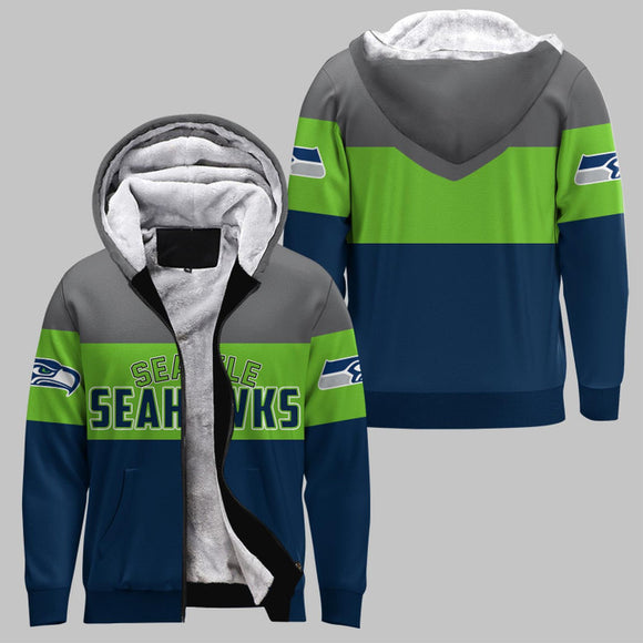 20% OFF Seattle Seahawks Extreme Fleece Jacket 3D