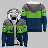 20% OFF Seattle Seahawks Extreme Fleece Jacket 3D