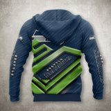 Seattle Seahawks Zip Up Hoodies No 1