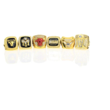 Set 1991 1992 1993 1996 1997 1998 Chicago Bulls Championship Rings