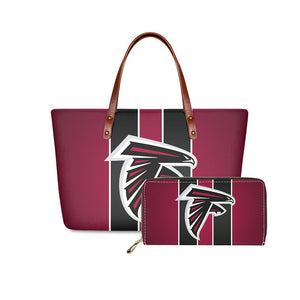 Set 2pcs Atlanta Falcons Handbags And Purse