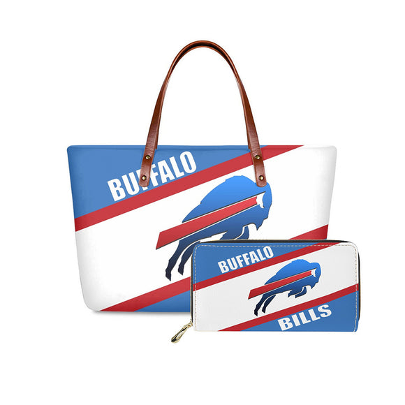 Set 2pcs Buffalo Bills Handbags And Purse
