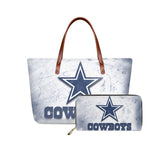 Set 2pcs Dallas Cowboys Handbags And Purse