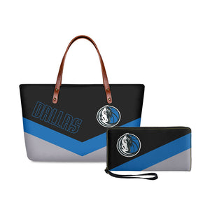 Set 2pcs Dallas Mavericks Handbags And Purse