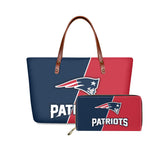 Set 2pcs New England Patriots Handbags And Purse