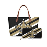 Set 2pcs New Orleans Saints Handbags And Purse