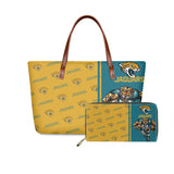 Set Jacksonville Jaguars Handbags And Purse Mascot Graphic