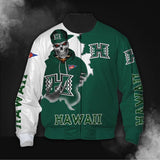 18% OFF Men's Skull Hawaii Warriors Jacket - Hurry! Offer End Soon