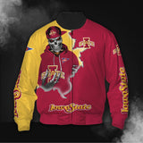 18% OFF Men's Skull Iowa State Cyclones Jacket - Hurry! Offer End Soon