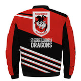 St. George Illawarra Dragons Jackets 3D Full-zip Jackets