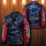 St Louis Blues Leather Jacket