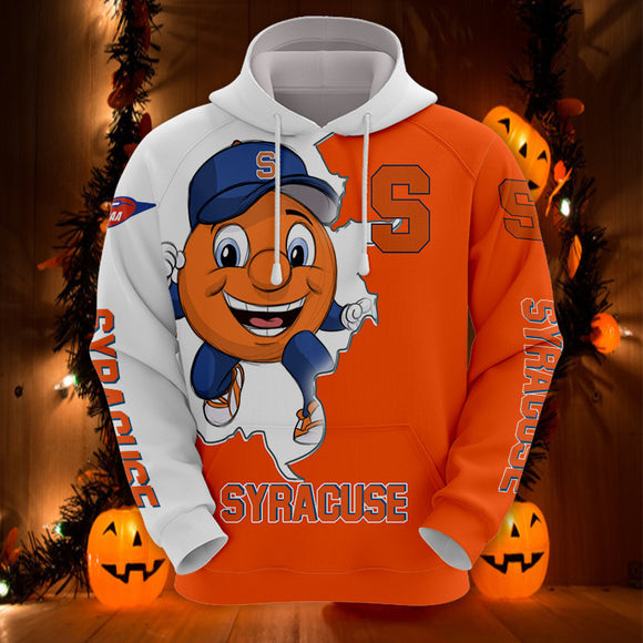 Syracuse Hoodies Mascot Printed