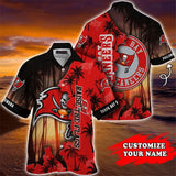 Tampa Bay Buccaneers Hawaiian Shirt Customize Your Name