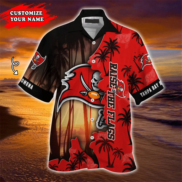 Tampa Bay Buccaneers Hawaiian Shirt Customize Your Name