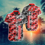 Tampa Bay Buccaneers Hawaiian Shirt Palm Trees Pattern